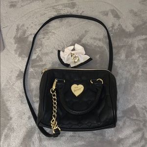 Black handbag